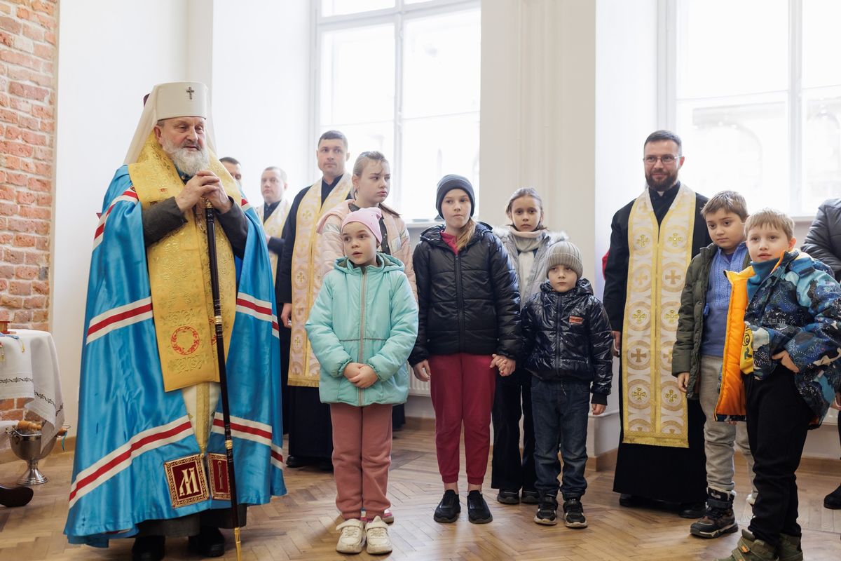 У Львові при Гарнізонному храмі відкрили простір для дітей військових