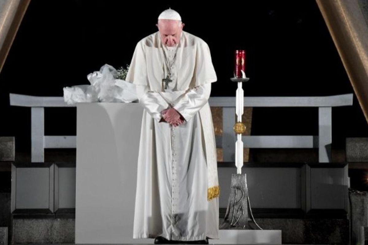 Папа до губернатора Хіросіми: лише без ядерної зброї можна плекати мир