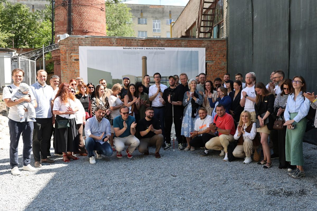 У Львові освятили місце під будівництво артпростору «МАЙСТЕРНЯ»