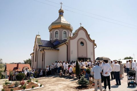 На честь священномученика УГКЦ Омеляна Ковча спорудили храм поблизу Тернополя