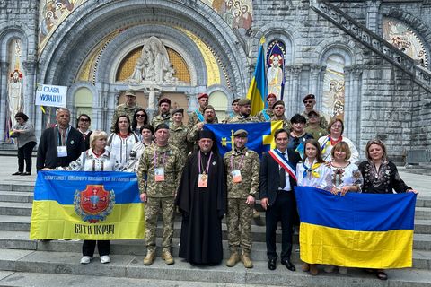 Українські військовослужбовці взяли участь у 65-ому Міжнародному військовому паломництві до Люрду