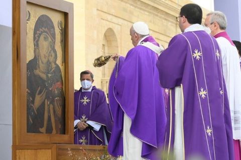 Папа на Мальті: молитва за Україну разом учасниками Святої Меси