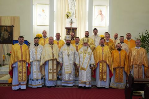 Духовенство Луцького екзархату УГКЦ під проводом єпископа Максима Рябухи провело духовні реколекції