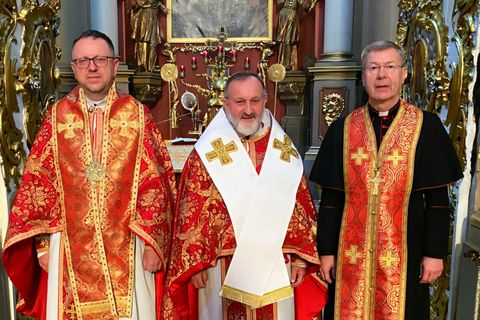 Єпископ Штефан Церкорн із Німеччини відвідав Львівську архиєпархію