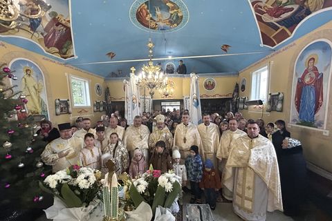 У с. Соколя на Мостищині посвячено оновлений храм УГКЦ
