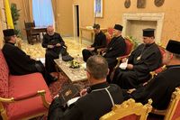 Зустріч членів Постійного Синоду УГКЦ з архиєпископом Річардом Галлагером
