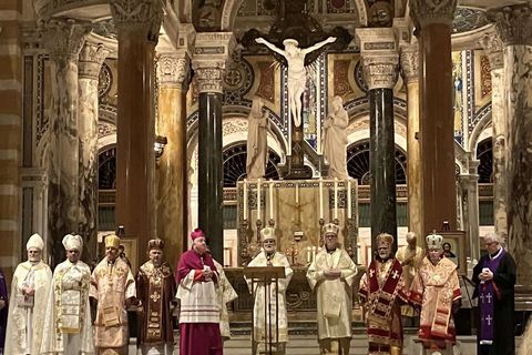 Східні католицькі єпископи зі США зібралися разом, щоб помолитися за мир та пом’янути жертв війни в Україні