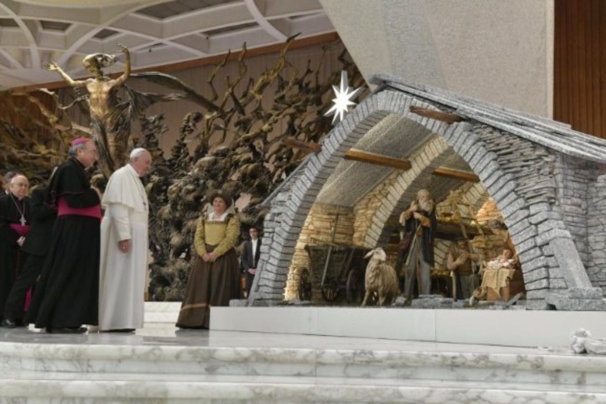 Папа Франциск: «Вертеп нагадує нам про те, чим насправді є Різдво»