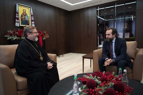 Глава УГКЦ зустрівся з Тимчасово повіреним Республіки Польща в Україні