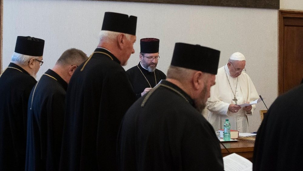 Зустріч проводу УГКЦ із Папою Франциском та Римською Курією, 5-6 липня 2019 року