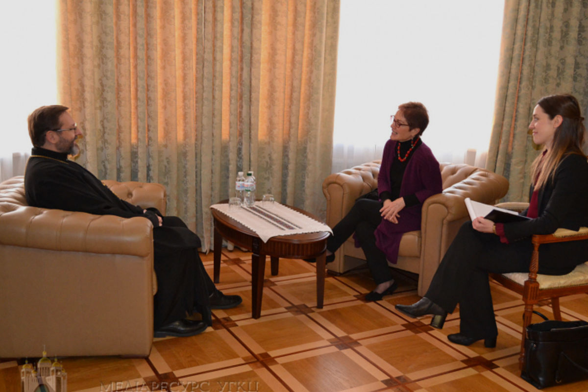 Глава УГКЦ обговорив з послом США в Україні суспільно-політичну та релігійну ситуацію в нашій країні