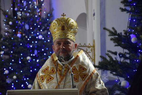 «Святкуючи Різдво Христове, ми дякуємо Богові за Його милість і благодать», — владика Василь Тучапець