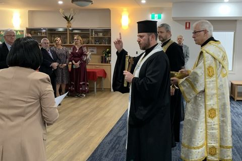 В Австралії освячено два нових приміщення українського будинку для людей поважного віку «Kalyna Care»