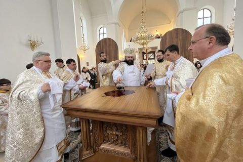 У с. Воля-Висоцька на Львівщині посвячено новозбудований храм Свщмч. Йосафата Коциловського