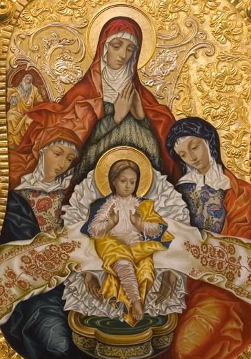 О. Цугорка, Ікона Різдва Богородиці, Ставропігійна козацька церква Покрови Пресвятої Богородиці на території "Мамаєвої Слободи" в м. Києві.