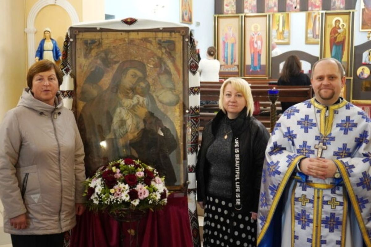 У Луцькому василіянському монастирі відбулося урочисте вшанування Новозагорівської ікони Богородиці
