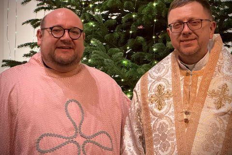 Єпископ Володимир Груца ознайомився з діяльністю Центру студентського капеланства в Дюссельдорфі