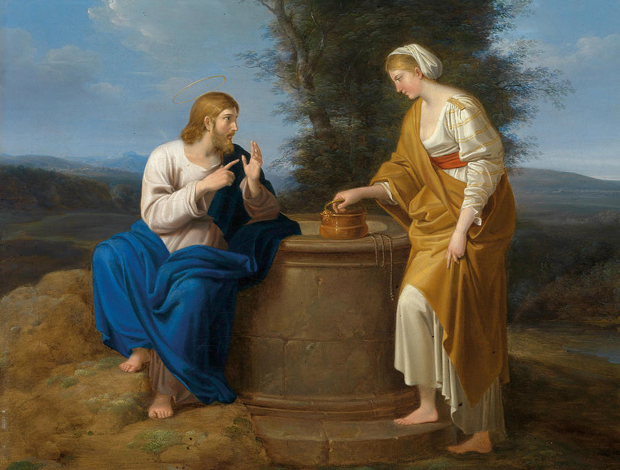 Фердинанд Джордж Вальдмюллер, Ісус і самарянка біля криниці, 1818
