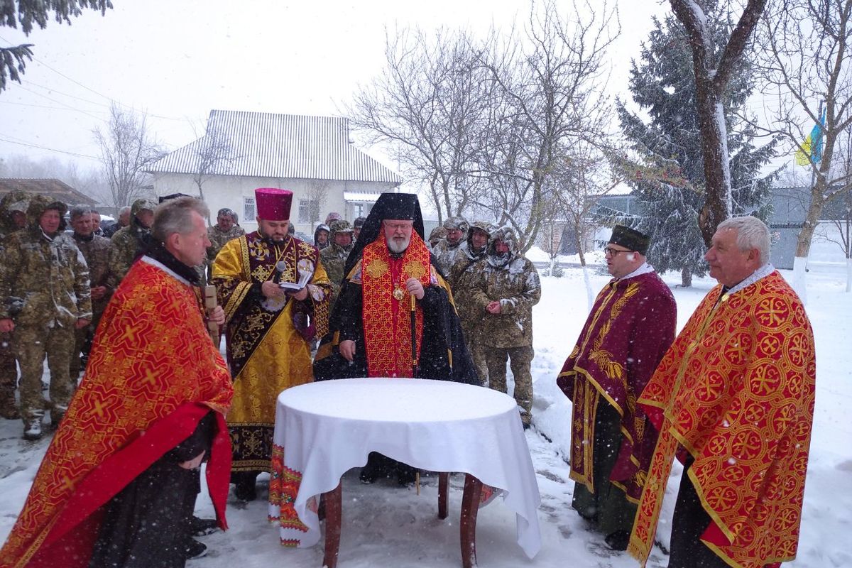 У Стрийській єпархії посвятили першу каплицю для військовослужбовців