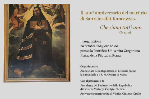 У Папському григоріанському університеті Рима відкриють виставку, присвячену українському святому
