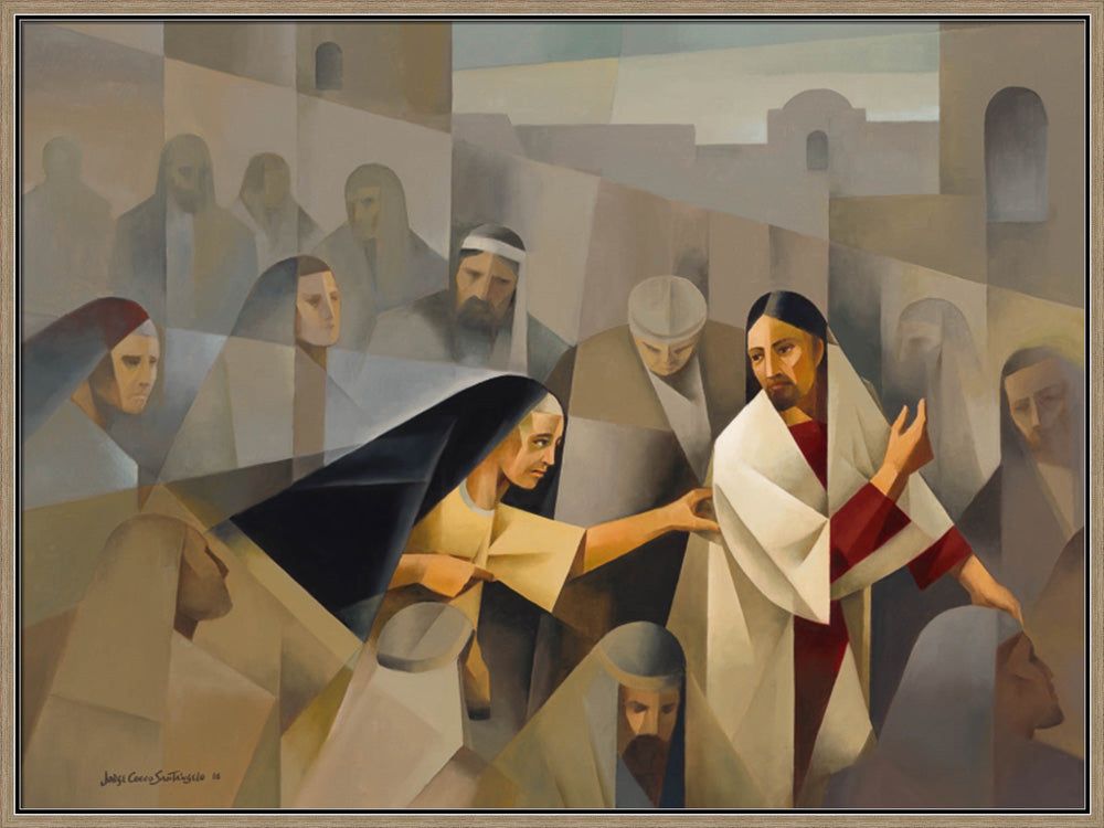 Джордж Кокко, Зцілення жінки з кровотечею.