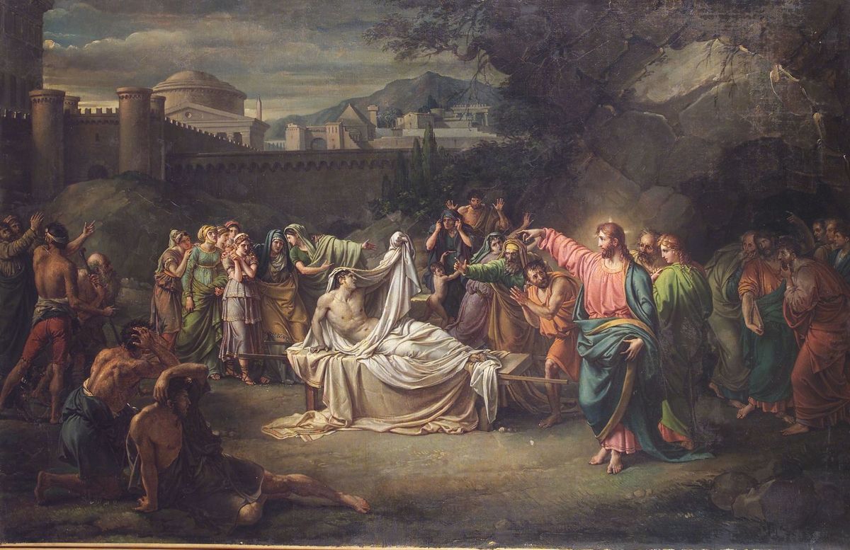 Jean Baptiste Wicar, Христос воскрешає сина вдови з Наїну, XIX століття