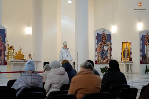 «Архистратиг Михаїл є щитом нашої безпеки й життя та боронить нас від полчищ темних сил», — владика Йосиф Мілян