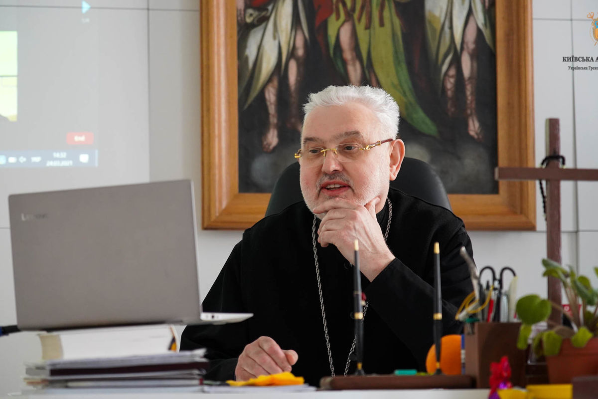 Єпископ Йосиф Мілян провів онлайн зустріч із духовенством Київської архиєпархії