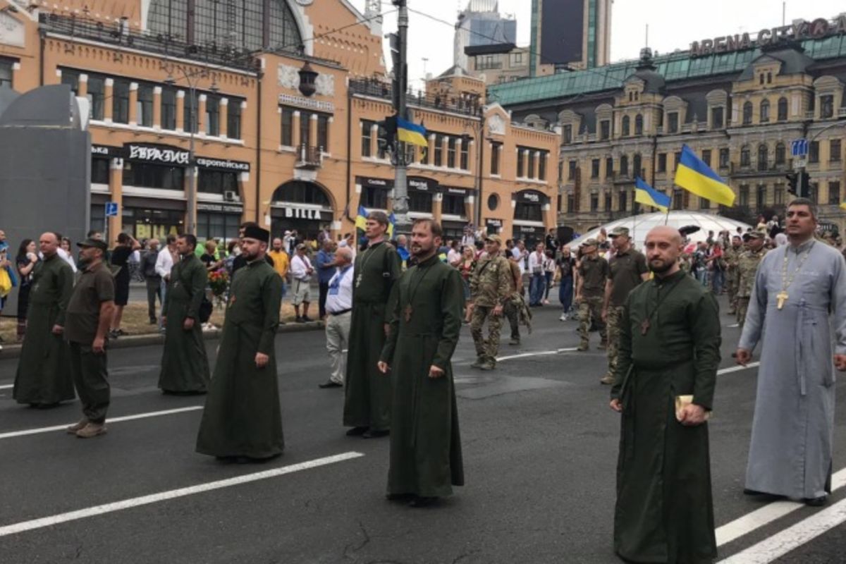Військові капелани УГКЦ взяли участь у Марші захисників України