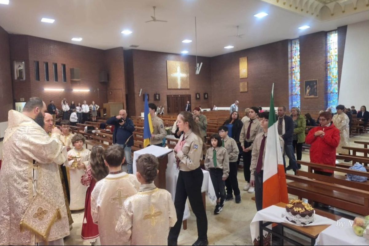 У межах візиту до Ірландії владика Петро Лоза очолив Літургію для українців у Корку