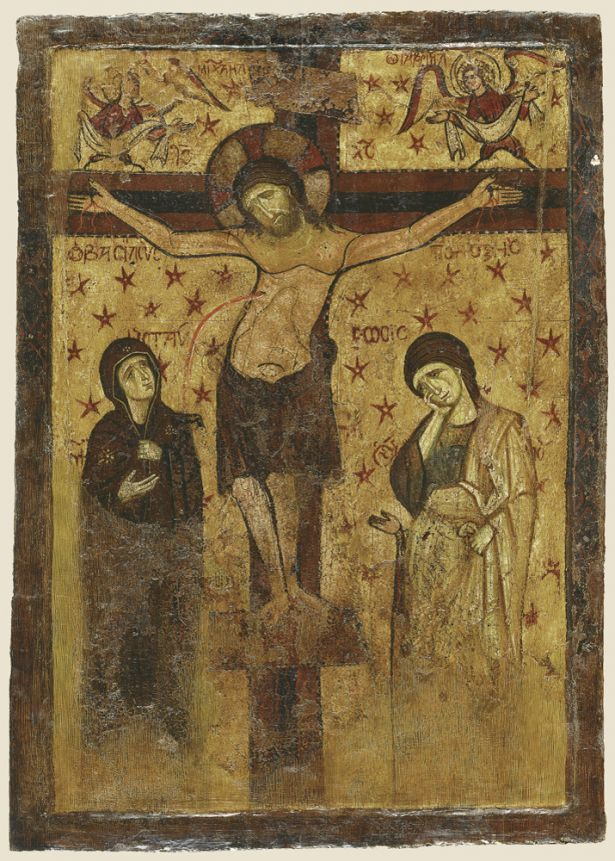 Розп'яття Христове, Фіви, близько IX-XIII століття.