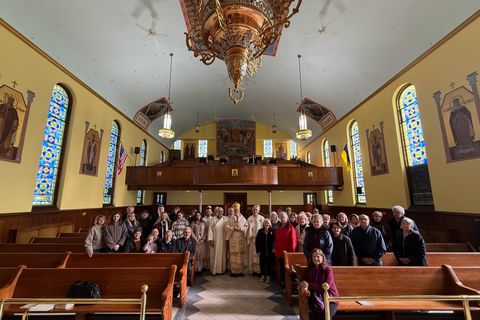 Митрополит Борис Ґудзяк відвідав своє рідне місто Сиракузи у штаті Нью-Йорк