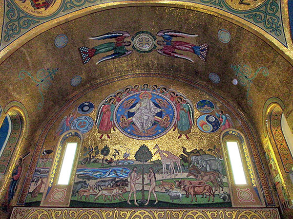 Творення світу та Едем - мозаїки у Соборі Святої Софії у Римі