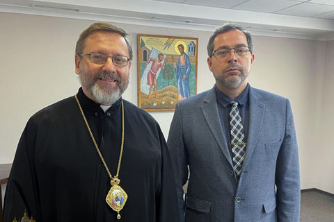 Глава УГКЦ зустрівся з новопризначеним Послом України при Святому Престолі