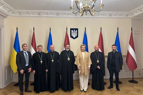 Глава УГКЦ відвідав посольство України в Латвії