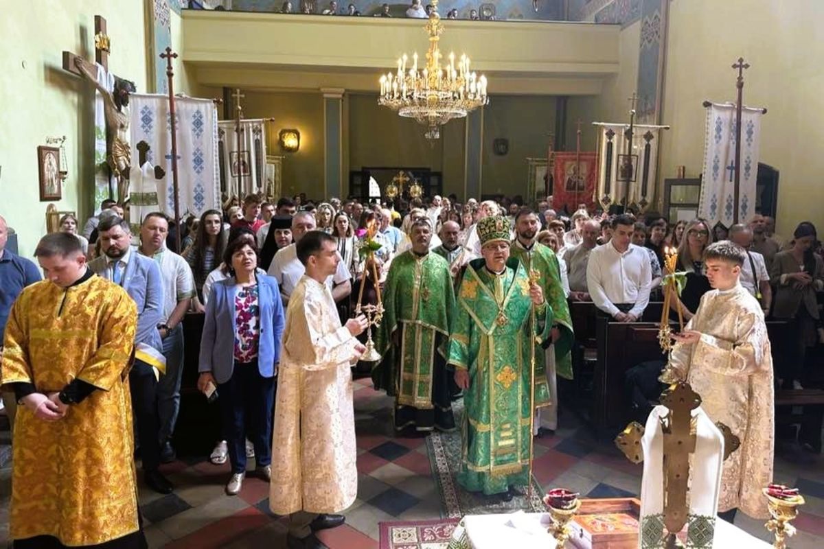 «П’ятидесятниця — день народження Церкви»: проповідь митрополита Євгена Поповича у Кракові