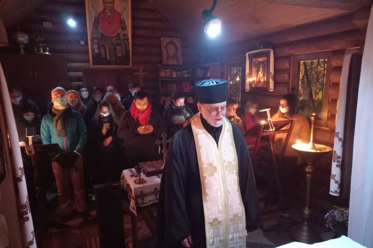 Митрополит Борис Ґудзяк відслужив англомовну Вечірню в екуменічному храмі св. Михаїла та Новомучеників Українського Народу на Майдані