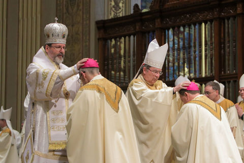 Єпископи Постійного Синоду УГКЦ взяли участь в хіротонії трьох римо-католицьких єпископів у Філадельфії