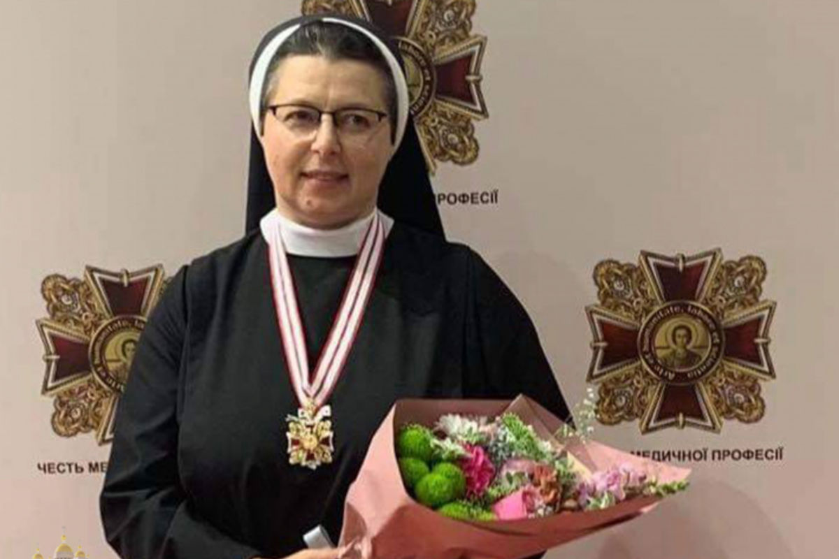 Сестру Севастіяну Карвацьку нагороджено орденом святого Пантелеймона