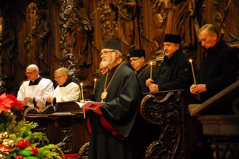 Єпископ Володимир Ющак взяв участь в екуменічній молитовній зустрічі у Вроцлаві