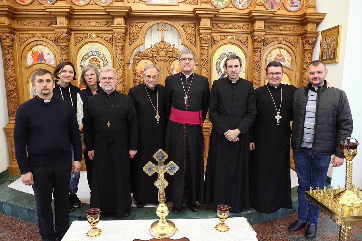 Представники Конференції католицьких єпископів Франції відівідали Ірпінь та місцеву парафіяльну спільноту