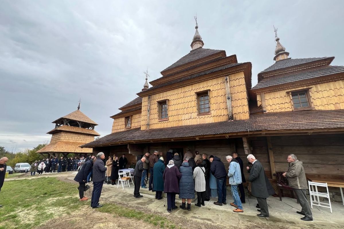 У селі Кліцько відродили 400-літню дерев’яну церкву Успіння Пресвятої Богородиці