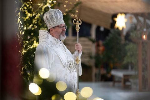 «Бог з нами»: Проповідь Блаженнішого Святослава у свято Різдва Христового