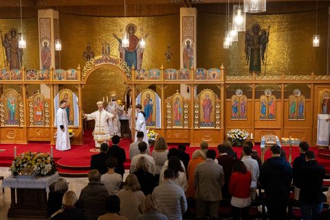 Українські лікарі в Німеччині відзначили 80-ліття Товариства Літургією та проголошенням покровительки