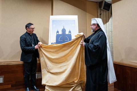 У Ватикані відбулося символічне погашення марки та презентація буклету, присвячених УГКЦ