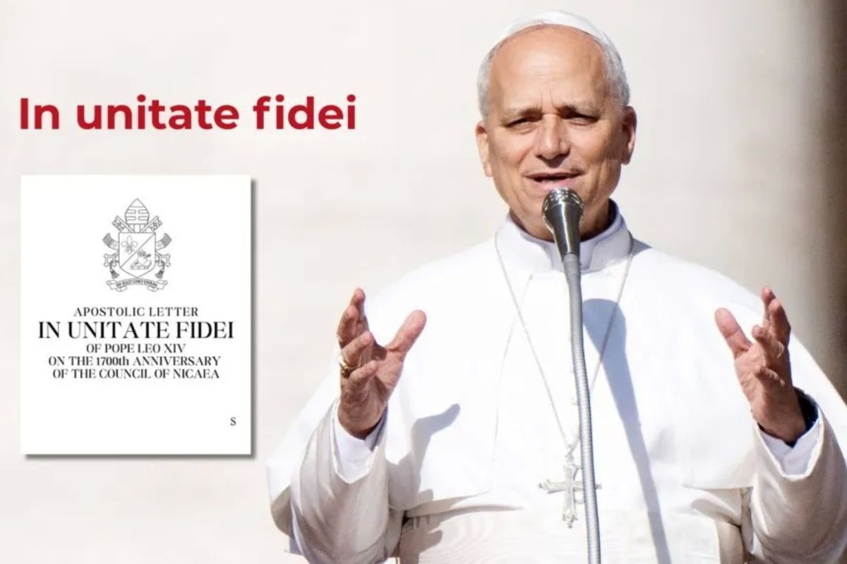 Апостольський лист «In unitate fidei» Папи Лева XIV з нагоди 1700-ї річниці Нікейського Cобору
