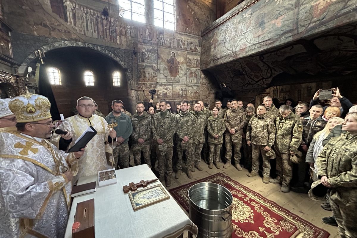 Єпископ Ярослав Приріз посвятив бригаду «Чорний ліс» під заступництво святого Юрія Переможця