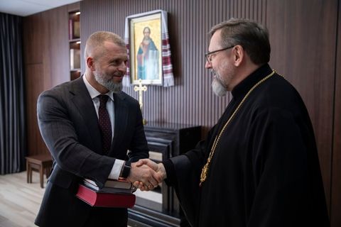 Глава УГКЦ обговорив із міністром молоді та спорту України формування української ідентичності, підтримку молоді та розвиток партнерства