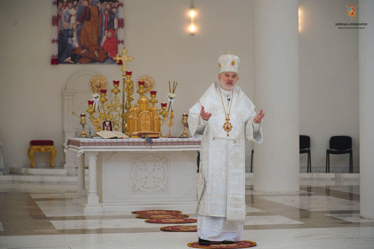 Владика Йосиф Мілян на празник Преображення Господнього очолив Літургію та обжинкову програму в Патріаршому соборі