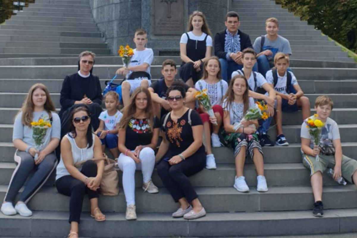 Учні української школи Пресвятої Родини в Помпеях відвідали історичні пам’ятні місця в Києві